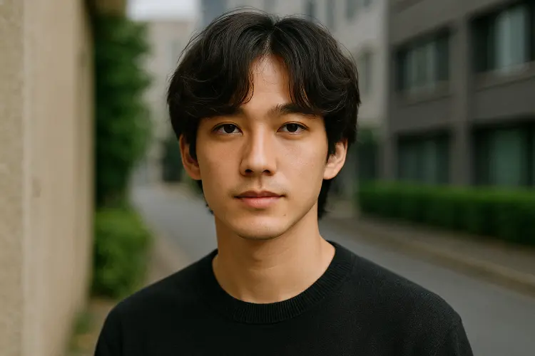 Rambut Bergelombang dengan Side Fringe - Klasik & Charming