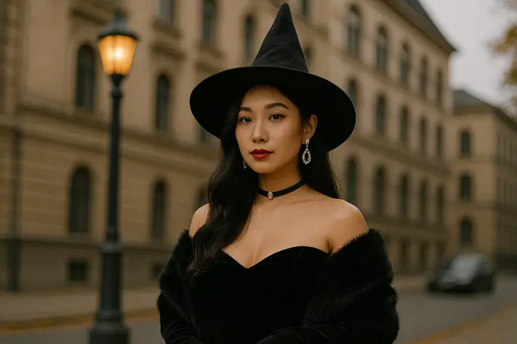 Ide Kostum Halloween Wanita - Witch Modern with Glam Vibes